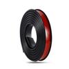 SAJMAKUWLA U-Shaped Furniture Edge Trim, Self-Adhesive TPE Edge Protector, 17 mm, Red (Black) view 1