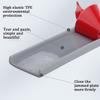 SAJMAKUWLA U-Shaped Furniture Edge Trim, Self-Adhesive TPE Edge Protector, 17 mm, Red (Black) view 4