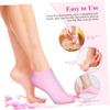 TOPPERFUN 5-Pair Silicone Moisturizing Socks for Women view 3