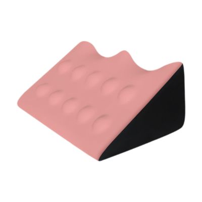 MERIGLARE Wedge Pillow for Bed, Leg Support and Massage Pillow for Leg Elevation, Pink