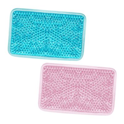OUNONA 2-Pack Reusable Gel Ice Packs for Head and Legs, Multifunctional PVC Cold and Hot Pack