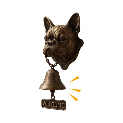 Vintage Outdoor Dinner Bell, Farmhouse Welcome Sign