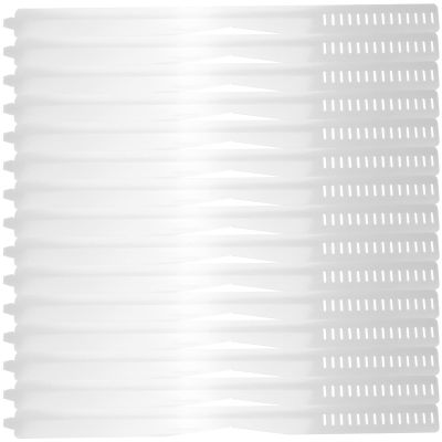OUNONA Plastic Collar Stays for Shirts, 100 Pieces, Transparent