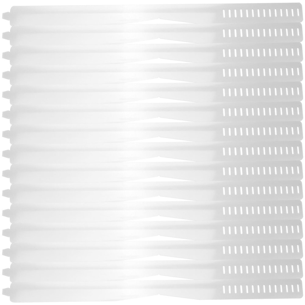 OUNONA Plastic Collar Stays for Shirts, 100 Pieces, Transparent