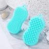 Silicone Body Brush, 2-Pack, Double-Sided for Body and Scalp view 2
