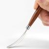 Stainless Steel and Wood Cosmetic Mixing Spatulas, 2 Pc. for Foundation view 3