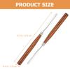 Stainless Steel and Wood Cosmetic Mixing Spatulas, 2 Pc. for Foundation view 4