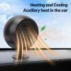 Eujgoov Compact Car Heater Fan, Portable Defogger, Fast Heating with Safety Features, 24 V view 2