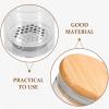 GALPADA Glass Nail Bowl with Glitter Decor, Sturdy Nail Brush Washing Cup view 4