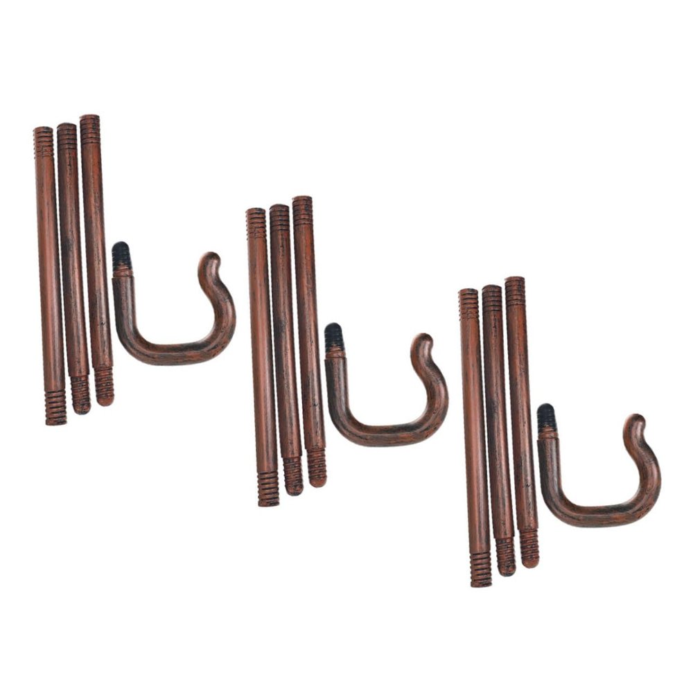 Cabilock 3-Piece Vintage Cosplay Cane Set