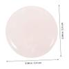 Round Jade Stone Eyelash Glue Pads, 2.4 cm, 3 Pieces, Pink view 3