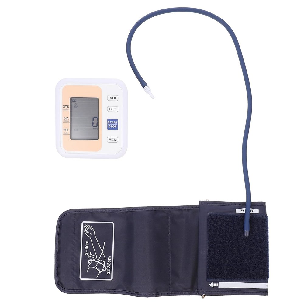 Digital Automatic Upper-Arm Blood Pressure Monitor, Gold-Colored ABS