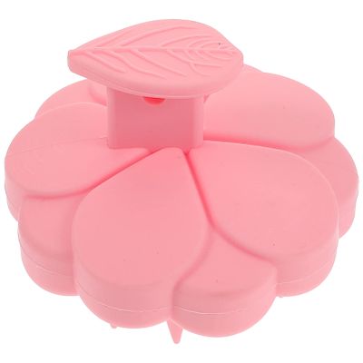 Pink Silicone Scalp Massager for Hair Washing and Cleansing