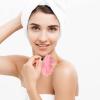 Pink Silicone Scalp Massager for Hair Washing and Cleansing view 3