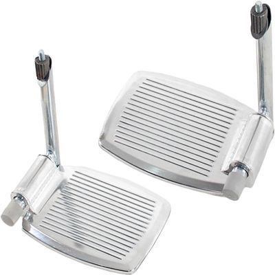 KOGTYB Durable Removable Wheelchair Footrests, Aluminum with Rod (1.9 cm)
