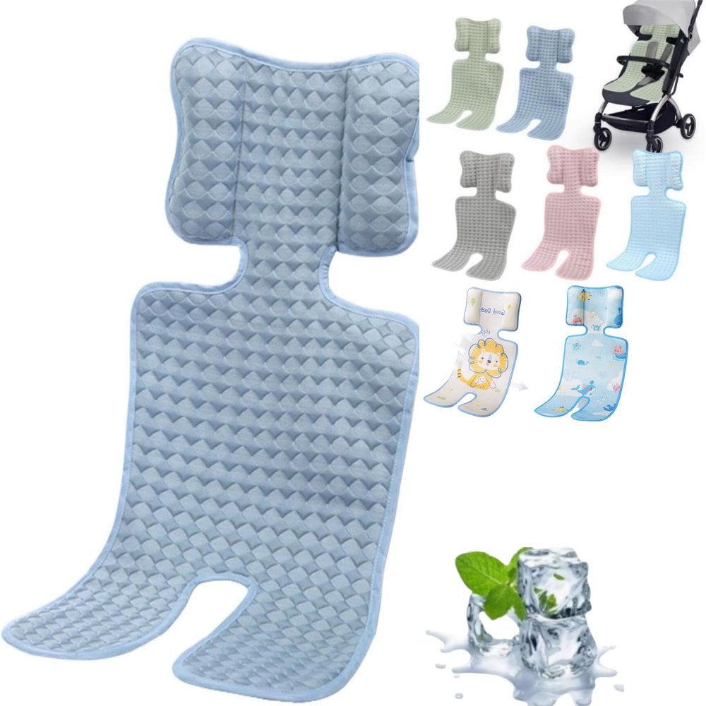 Breathable Cooling Seat Liner for Strollers, Car Seats & Buggies, Dark Blue