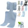 Breathable Cooling Seat Liner for Strollers, Car Seats & Buggies, Dark Blue view 1
