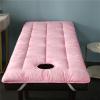 YXADGML Eyelash Bed Mattress, Beauty Salon Bed Mattress, Thickened Bed Cushion Mattress, Non-Slip Beauty Room Bed Mat, Massage Bed Pad with Hole, Purple, 80 x 185 cm view 3