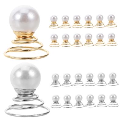FOMIYES 24-Piece Pearl Hair Clips for Weddings, Brides and Bridesmaids