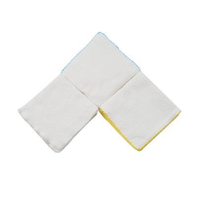 Cotton Washcloth Set, 10 Pieces, Blue, 28 x 28 cm