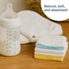 Cotton Washcloth Set, 10 Pieces, Blue, 28 x 28 cm view 4