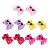 UPKOCH Dog Hair Clips with Bow Glasses Design, 10-Piece Polyester Set view 1