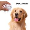 4-Piece Dog Bath Brushes for Dogs and Cats with Massage Function view 3