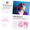 PACKOVE 6-Piece Plastic Hair Highlighting Cap Kit with Hooks view 4