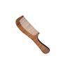 Zymoplas Sandalwood Comb, Unisex Compact Anti-Static Fine-Tooth Travel Comb with Handle view 2