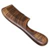 Zymoplas Sandalwood Comb, Unisex Compact Anti-Static Fine-Tooth Travel Comb with Handle view 3