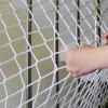 White Nylon Safety Rope Net for Railings, Stairs, Balconies and Cats, 5 cm Mesh, 4 x 8 m view 2