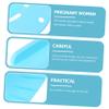 PERSELOSO Practical PP Sitz Bath for Toilet Seat, Blue view 2