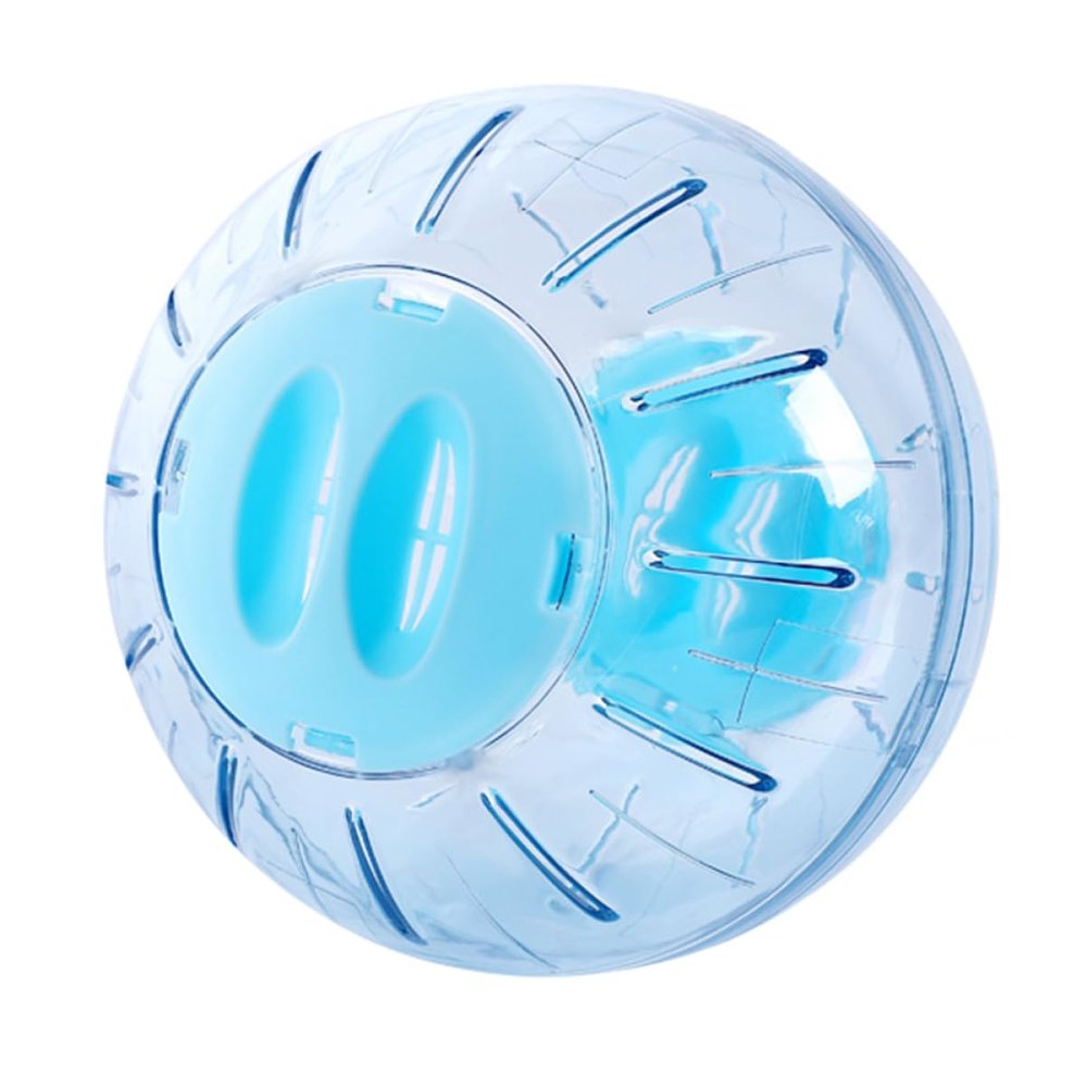 Hamster Exercise Ball Toy with Stand, Blue Plastic, 1 Piece
