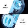 Hamster Exercise Ball Toy with Stand, Blue Plastic, 1 Piece view 3