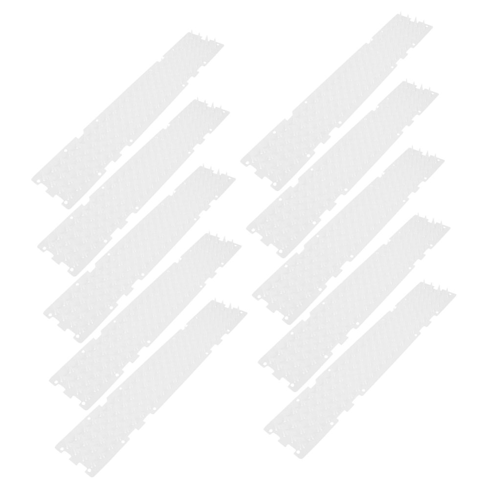 Milisten 10-Pack Plastic Anti-Cat Mats, Cuttable, Jump Deterrent