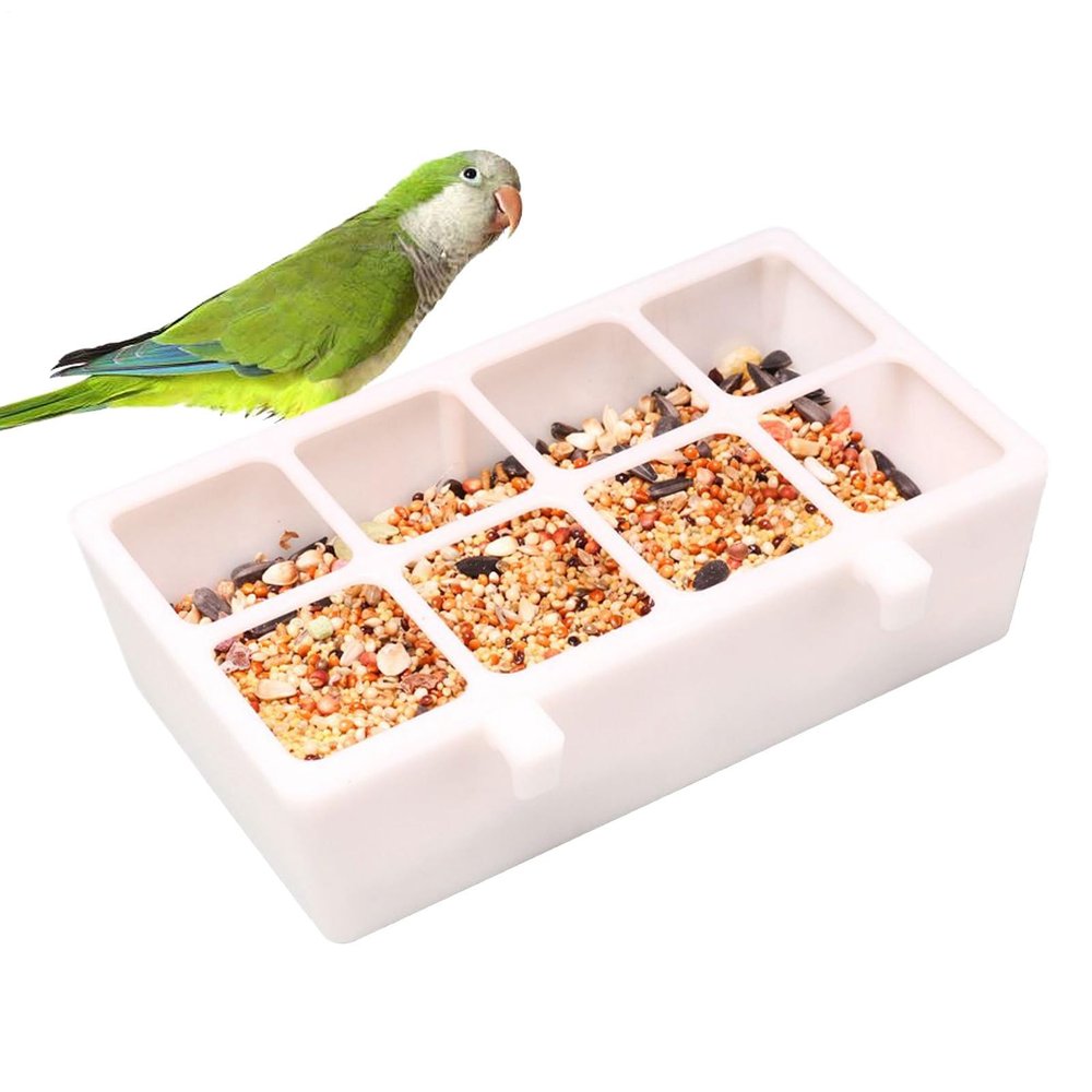 Bird Water Feeder for Cages - 8-Section Budgie Water Dispenser