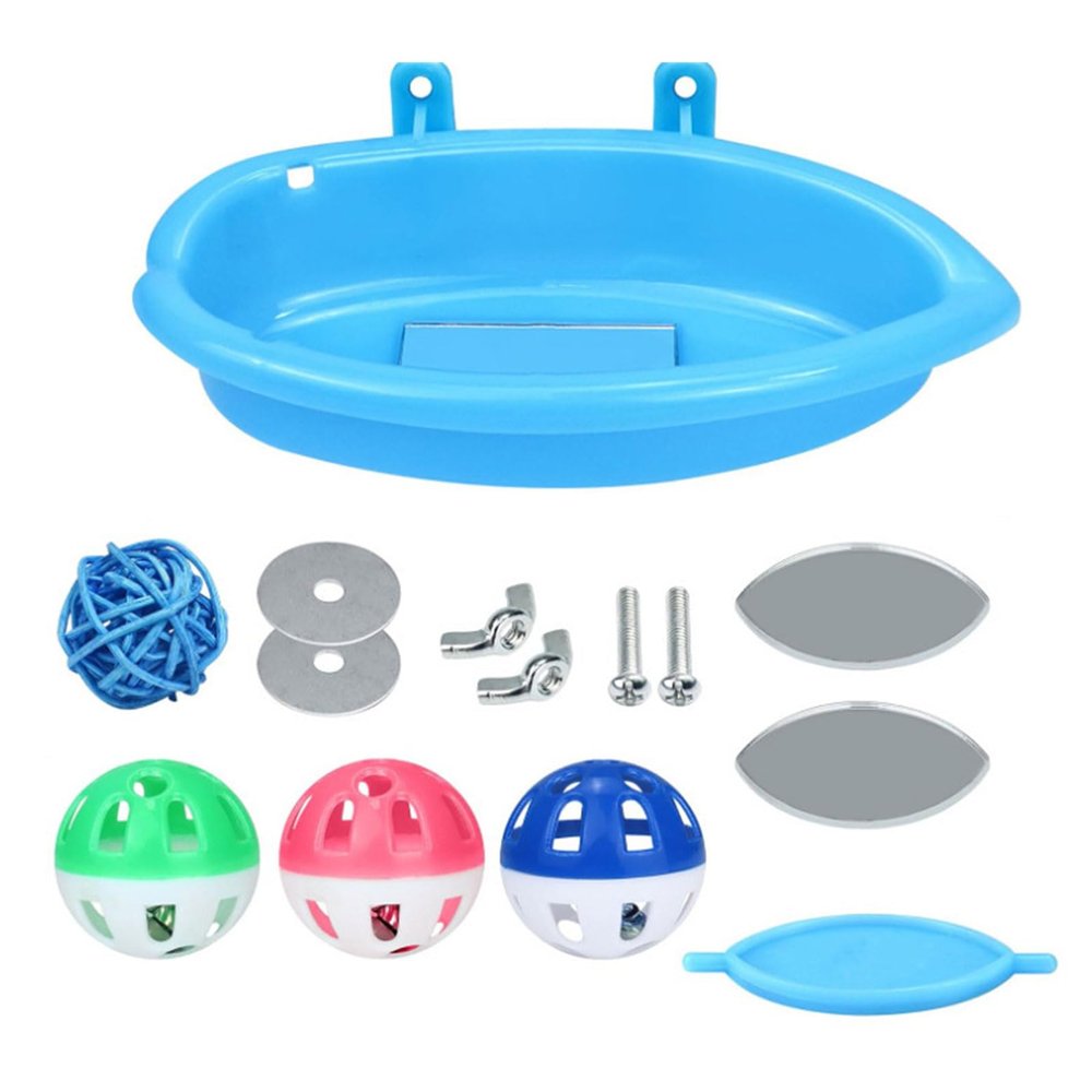 Ldabrye Durable Cage Mounted Bird Bath