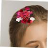 Beaupretty 4-Piece Heart-Shaped Hair Clips, Red Crocodile Clips view 4