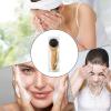 Dry Facial Brush | Exfoliating Cleansing Brush with Natural Bristles and Wooden Handle for Men and Women view 4
