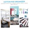 BATHVEVE Cotton Pad Holder, 2-Pack, Plastic view 2