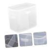 BATHVEVE Cotton Pad Holder, 2-Pack, Plastic view 3