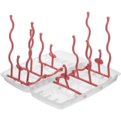 Foldable Bottle Drying Rack for Baby Bottles with Drainage Function