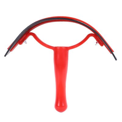 Qcwwy Horse Sweat Scraper, Large Scraping Area, Comfortable Grip, PP, Red