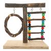 Abaodam Chewable Parrot Perch for Tabletop Use view 1