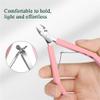 Stainless Steel Nail Clippers, Scissors, Pliers, Cuticle Remover, Nail Care Manicure Set, 3-Piece, BH01 view 4