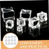 BESTYASH 50 Transparent Artificial Ice Cubes for Photography, Decoration and DIY view 2