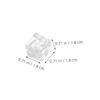 BESTYASH 50 Transparent Artificial Ice Cubes for Photography, Decoration and DIY view 4