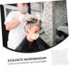 Homoyoyo Disposable Haircut Capes, White Plastic, 50 Count view 2