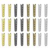 PATIKIL 24-Pc Shoelace Aglets, Silver, Black, Bronze, Gold view 1