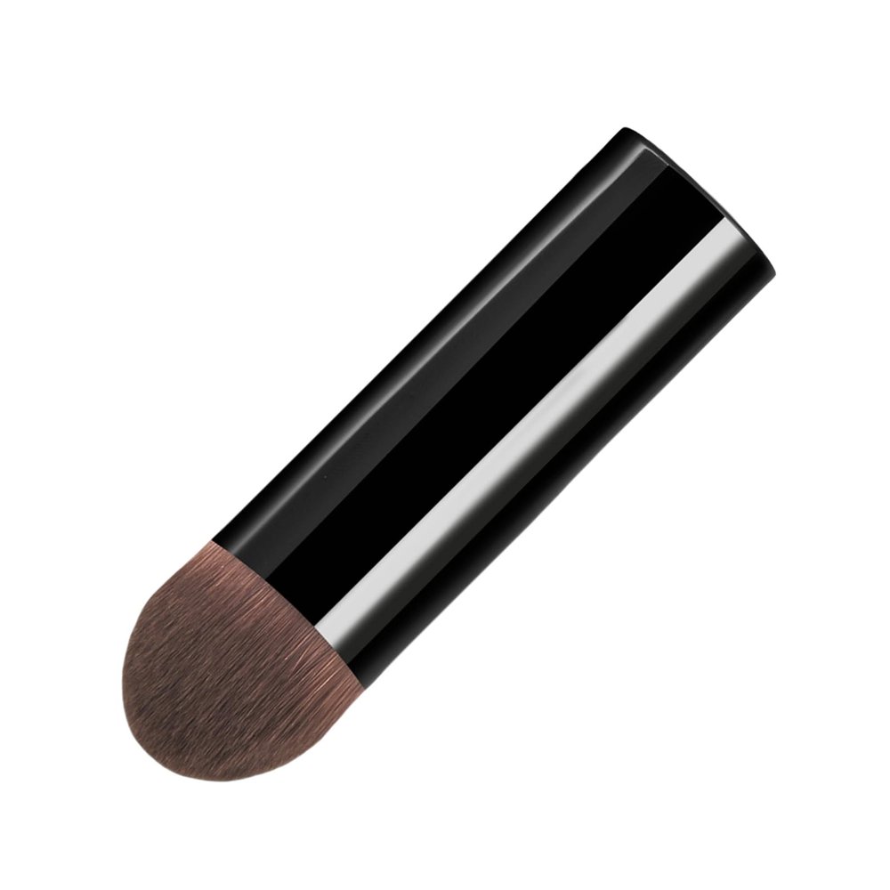 Angled Round-Head Makeup Brush for Cream Makeup